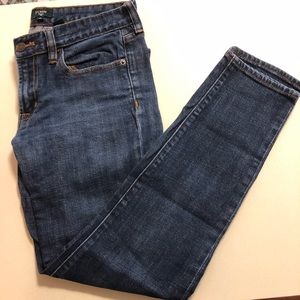 J. Crew Stretch Toothpick Ankle Jeans Size 28